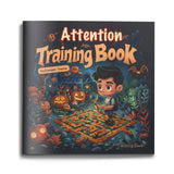 Halloween Attention Training Book for Kids cover