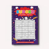 Children's progressive sudoku set with beginner to challenge levels