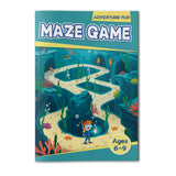 Intermediate Maze Workbook Longer Paths Ages 6 to 9 cover