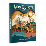 Don Quijote Parte 1 Spanish Edition by Miguel de Cervantes product image 5 showing printed book details for screen-free reading and learning
