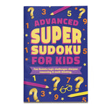 Printed four-book Super Sudoku set for number logic practice