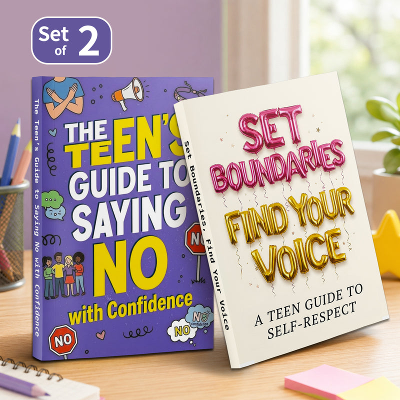 Teen Boundaries and Confident Communication 2-Book Set physical printed book set image 1, bundle ISBN 9798904665029