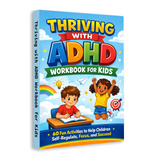 Thriving with ADHD Workbook for Kids product image 5 showing printed book details for screen-free reading and learning