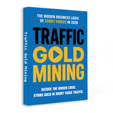 Standing product view of Traffic Gold Mining printed book