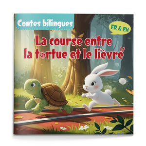 The Tortoise and the Hare French-English Book cover