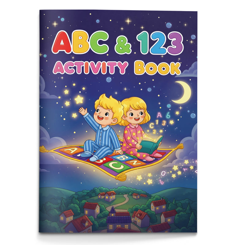 ABC and 123 Activity Book cover