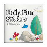 Daily Fun Stickers: I'll Wait in Line Picture Book