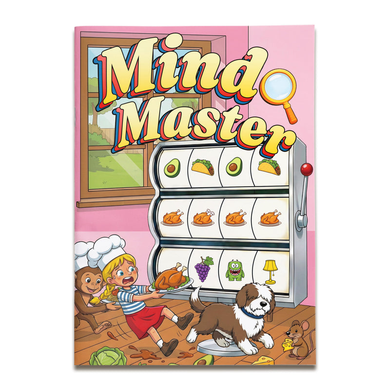 Mind Master visual puzzle activity book for kids cover
