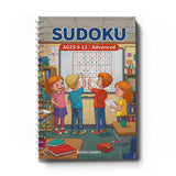 Printed four-book sudoku set for logic and focus skills
