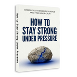 Paperback mockup of resilience and stress management book