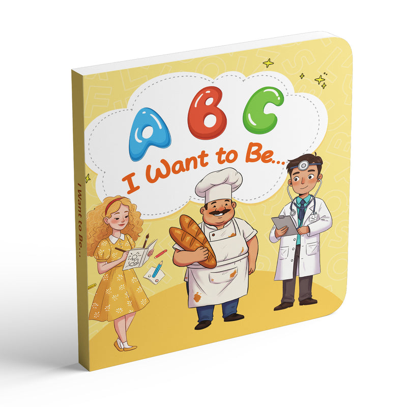 ABC I Want to Be career alphabet picture book cover