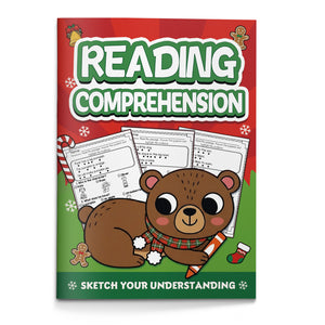 Reading Comprehension Workbook for Kids, Read Short Passages and Answer Questions, Picture Choice Practice, Early Literacy Skills, Kindergarten and First Grade Language Learning Book