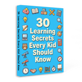 Ages 7-12 school success book for screen-free study skills practice