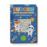 Sudoku Puzzle Book Set for Kids Ages 3–12, 4-Book Progressive Brain Game Workbook Bundle, Beginner to Challenge Level Logic Puzzles for Focus, Critical Thinking and Problem-Solving Skills