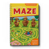 Intermediate Maze Workbook Bear Paths cover