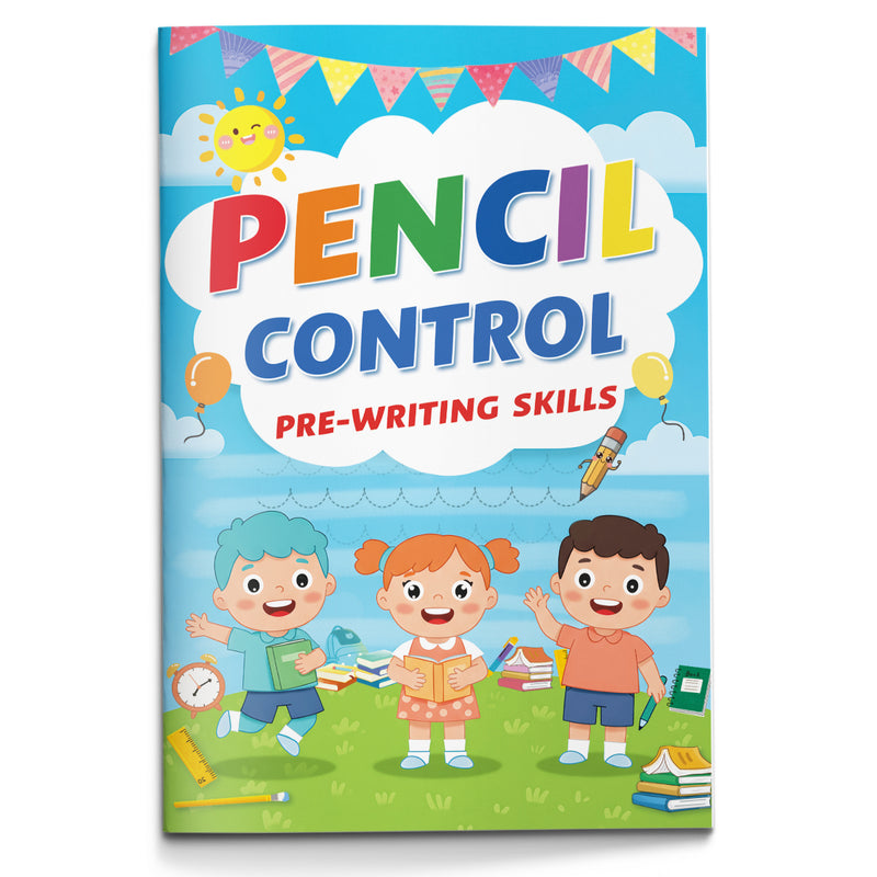 Pencil Control Workbook Pre-Writing Skills Practice cover