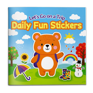 Daily Fun Stickers Let's Go on a Trip cover