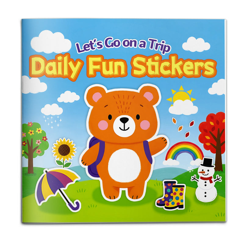 Daily Fun Stickers Let's Go on a Trip cover