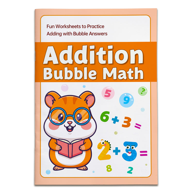 Addition Bubble Math Workbook cover