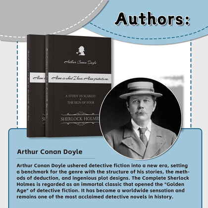 A Study in Scarlet and The Sign of Four Sherlock Holmes books for mystery readers