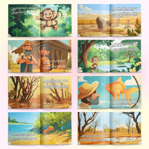 Bilingual Storybook Collection: 5-Book Set main cover and printed book set view, image 1, bundle ISBN 9798900664033
