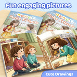 I'm Ready to Make Friends Picture Book for Kids product image 7 showing printed book details for screen-free reading and learning