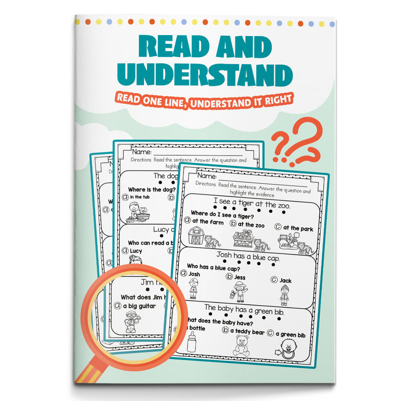 Read and Understand comprehension workbook cover