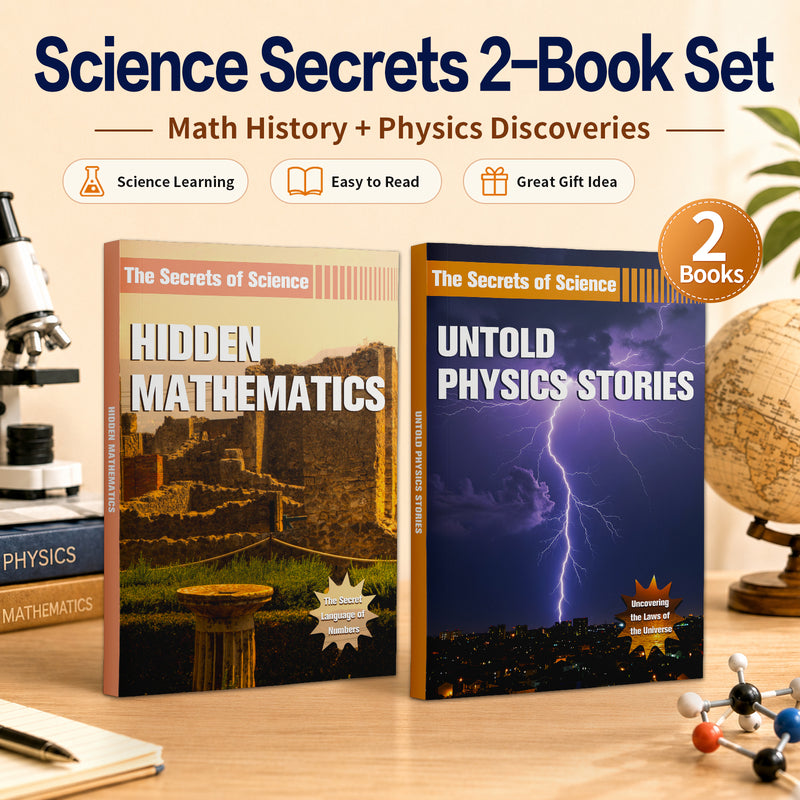 Math and Physics Science Discovery 2-Book Set physical printed book set image 1, bundle ISBN 9798904665104