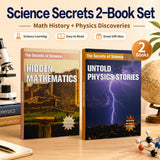 Math and Physics Science Discovery 2-Book Set physical printed book set image 1, bundle ISBN 9798904665104
