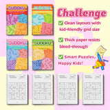 Sudoku Puzzle Book: Explore and Solve 4-Book Set product image 6 showing printed book details for screen-free reading and learning