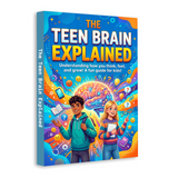 The Teen Brain Explained product image 6 showing printed book details for screen-free reading and learning