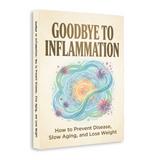 Paperback mockup of healthy lifestyle and inflammation guide