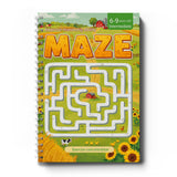 Intermediate Maze Workbook Sunflower Paths cover