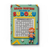 Brain Busters Sudoku Book for Kids Ages 3–12, 4-Book Progressive Puzzle Workbook Bundle, Beginner to Challenge Level Number Logic Games for Focus, Critical Thinking and Problem-Solving Skills