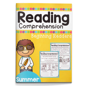 Four Seasons Reading Comprehension Workbook Collection, Spring Summer Autumn Winter English Reading Practice, Seasonal Stories and Question Activities for Kids