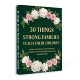 Paperback mockup of parenting and family values guide