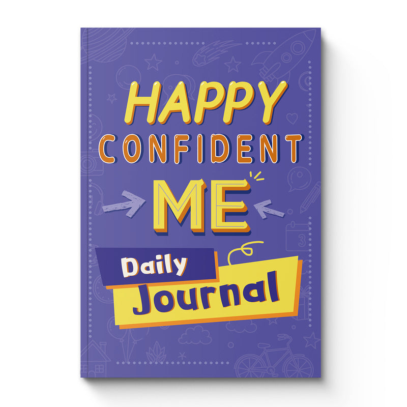 Happy Confident Me daily journal for kids cover