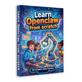Learn Openclaw from Scratch Coding and Robotics for Kids product image 5 showing printed book details for screen-free reading and learning