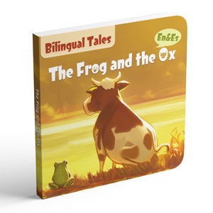The Frog and the Ox English-Spanish bilingual fable book cover