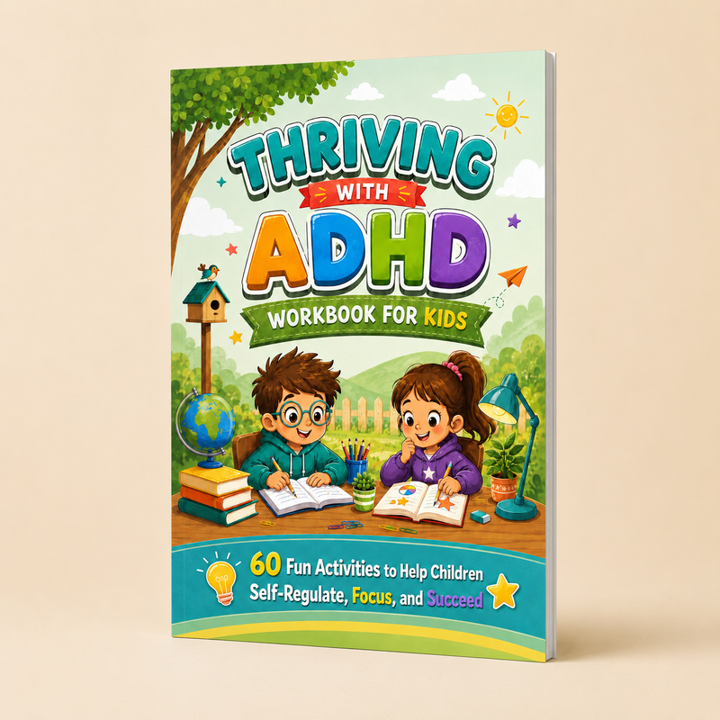 Thriving with ADHD Workbook for Kids, Book 4 physical printed book product image 1, ISBN 9798907000117