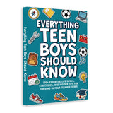 Standing product view of Everything Teen Boys Should Know