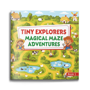 Tiny Explorers Maze Book 1 Countryside cover