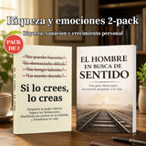 Spanish Meaning and Positive Mindset 2-Book Set main printed book set image, image 1, bundle ISBN 9798904663315