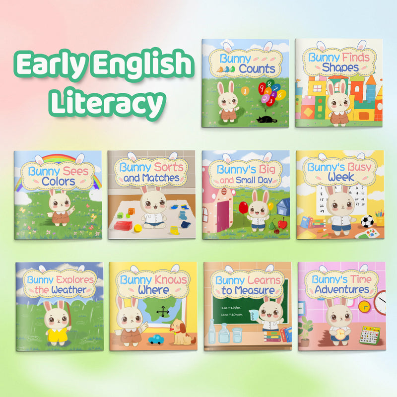 Early English Literacy Bunny 10-Book Set cover
