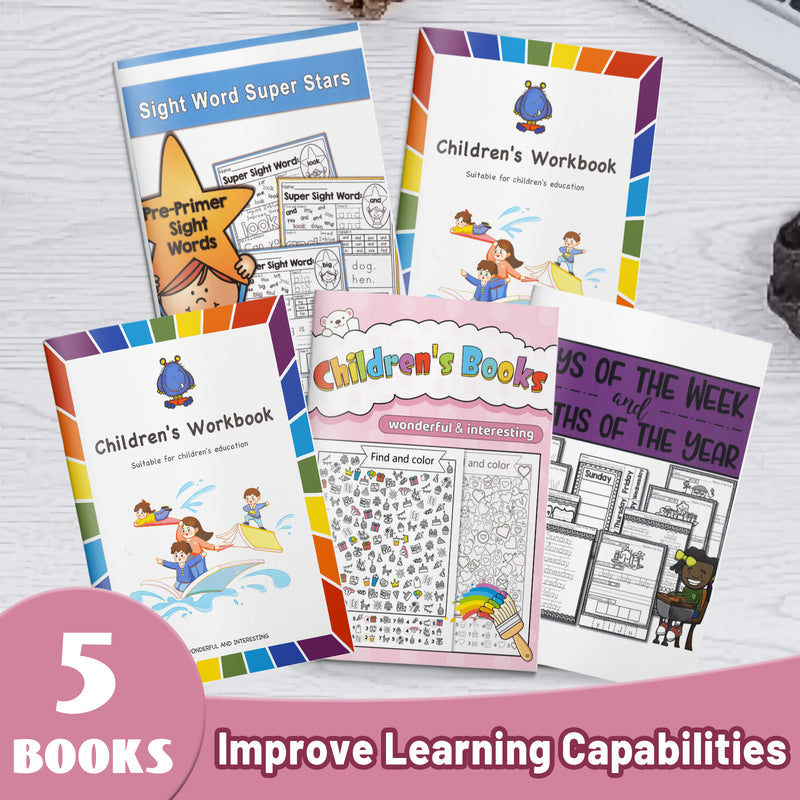 Printed Book Collection: 5-Book Set main cover and printed book set view, image 1, bundle ISBN 9798900666723