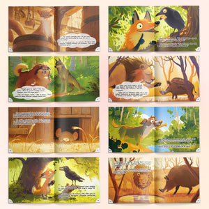 Bilingual Storybook Collection: 5-Book Set main cover and printed book set view, image 1, bundle ISBN 9798900666136