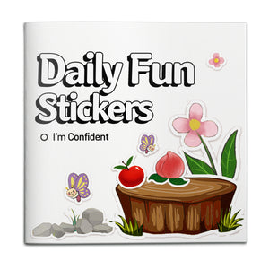 Daily Fun Stickers I'm Confident picture book cover