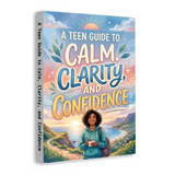 Teen self-reflection paperback with blue illustrated cover