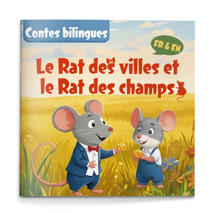 The Town Mouse and the Country Mouse French-English Book cover