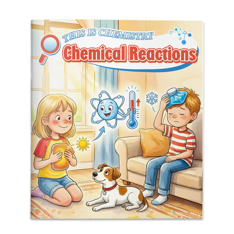 This Is Chemistry Chemical Reactions book for kids cover
